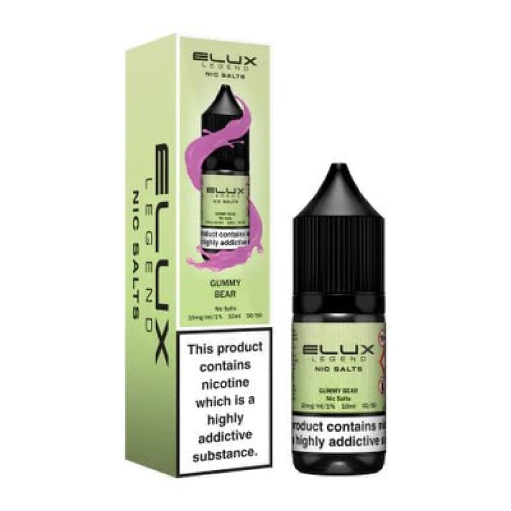  Gummy Bear / 10mg Elux Legend 10ml Nic Salts