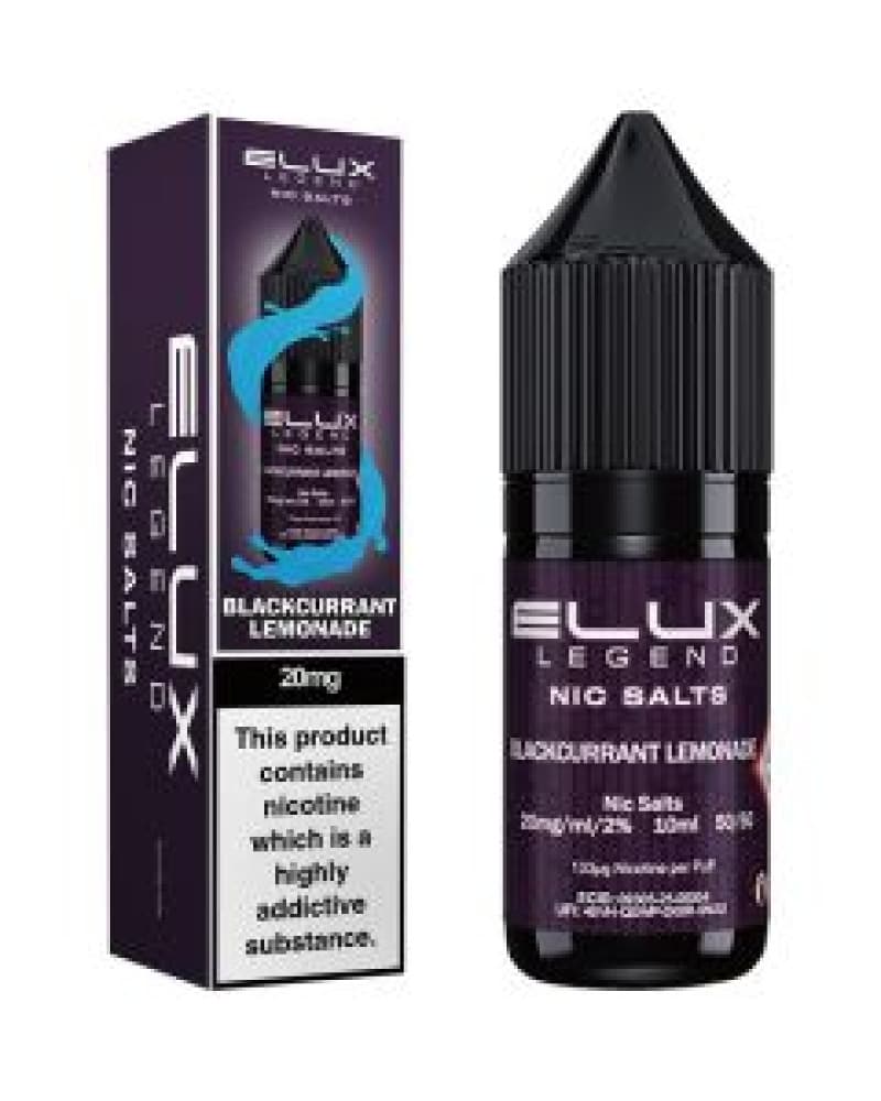  Blackcurrant Lemonade / 10mg Elux Legend 10ml Nic Salts