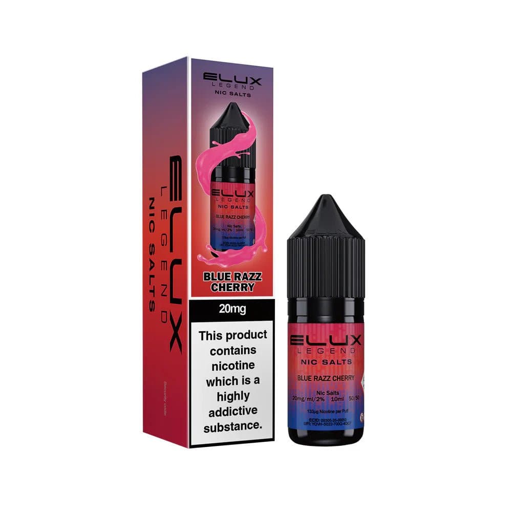  Blue Razz Cherry / 10mg Elux Legend 10ml Nic Salts