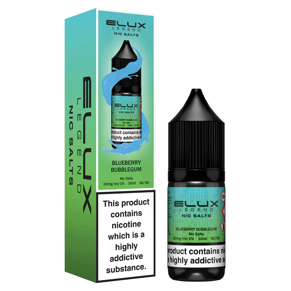  Blueberry Bubblegum / 10mg Elux Legend 10ml Nic Salts