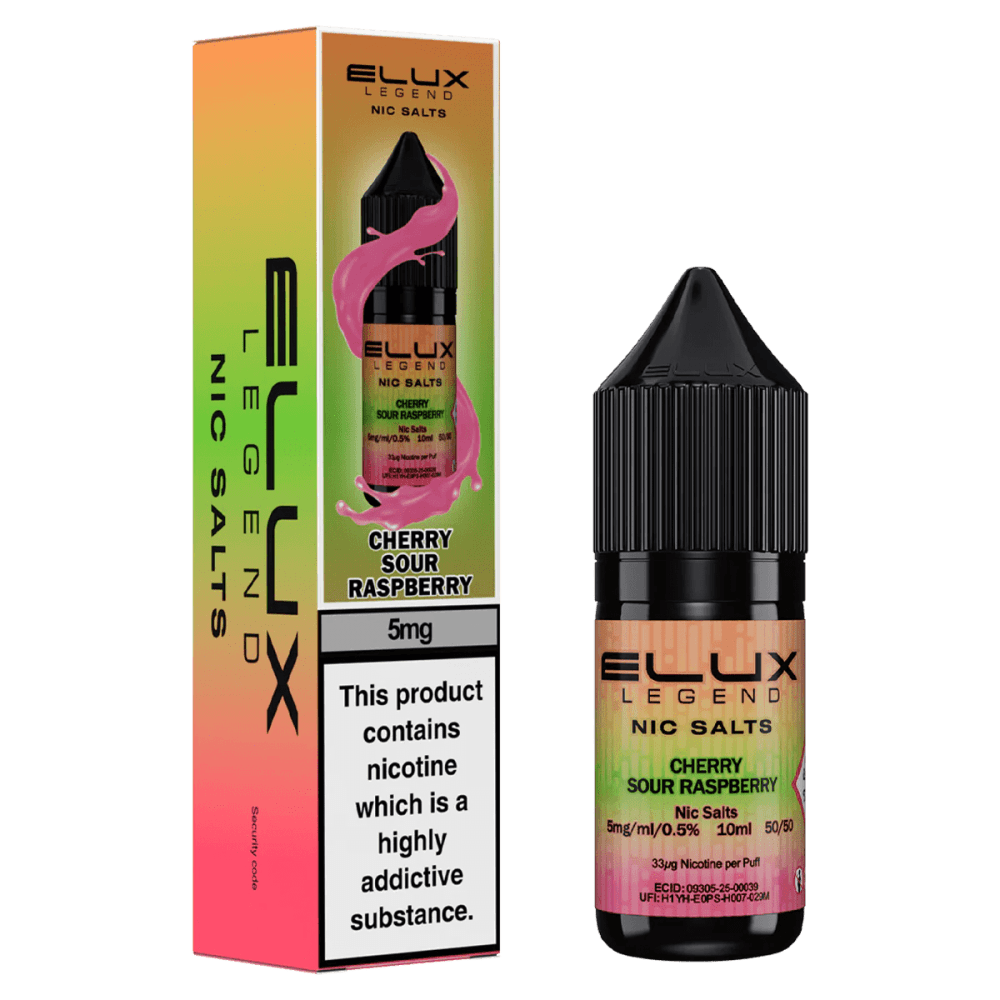  Cherry Sour Raspberry / 10mg Elux Legend 10ml Nic Salts