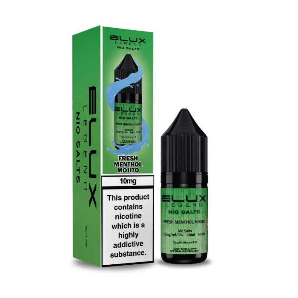  Fresh Menthol Mojito / 10mg Elux Legend 10ml Nic Salts