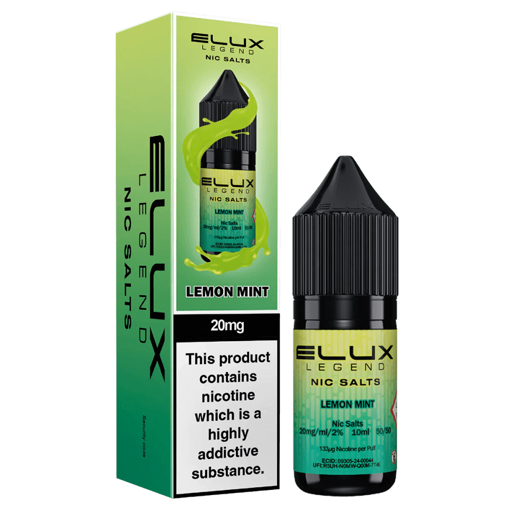  Lemon Mint / 10mg Elux Legend 10ml Nic Salts