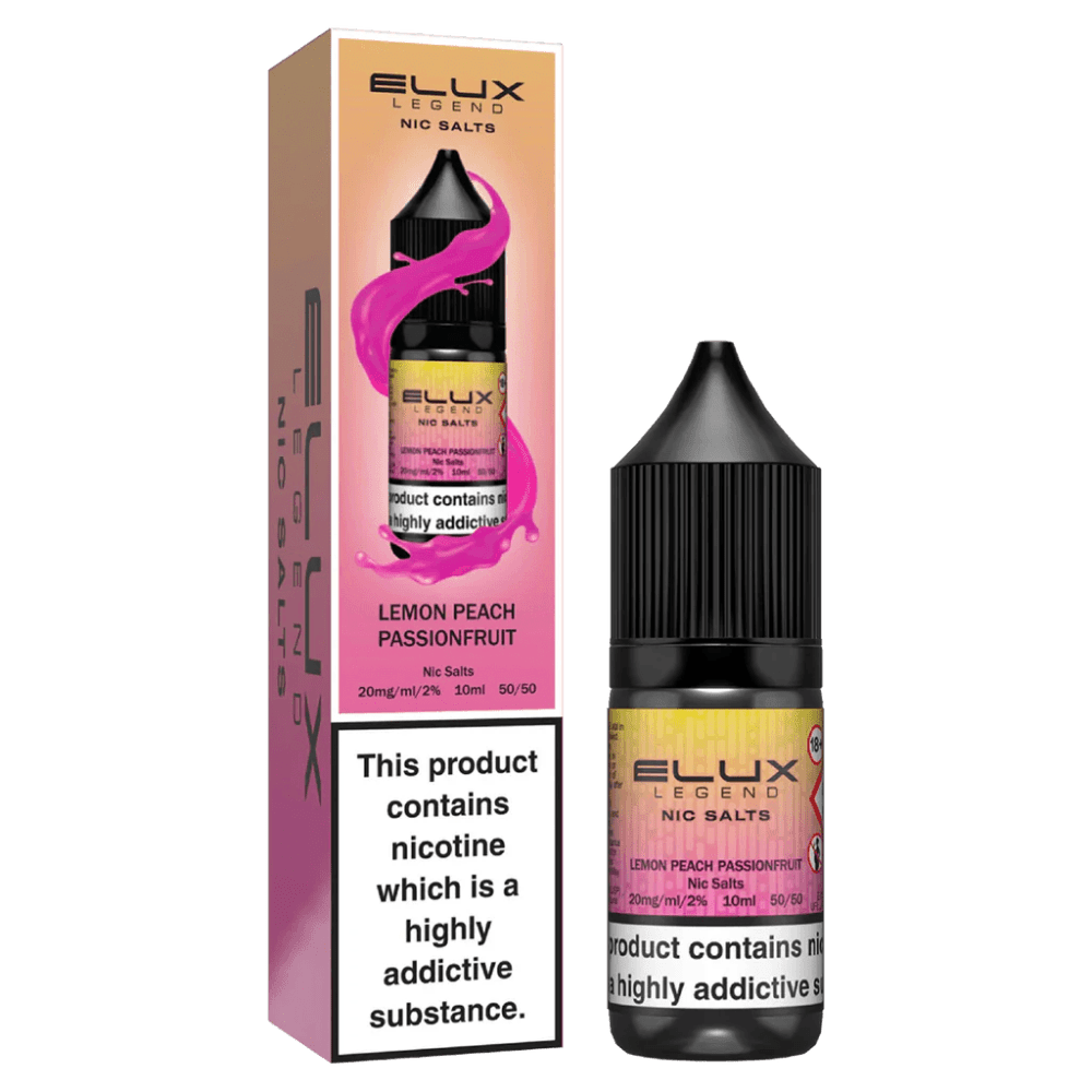 Lemon Peach Passionfruit / 10mg Elux Legend 10ml Nic Salts