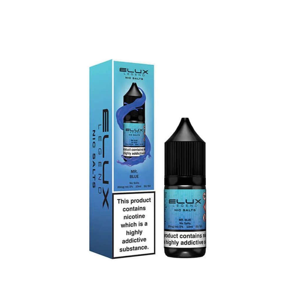  Mr Blue / 10mg Elux Legend 10ml Nic Salts