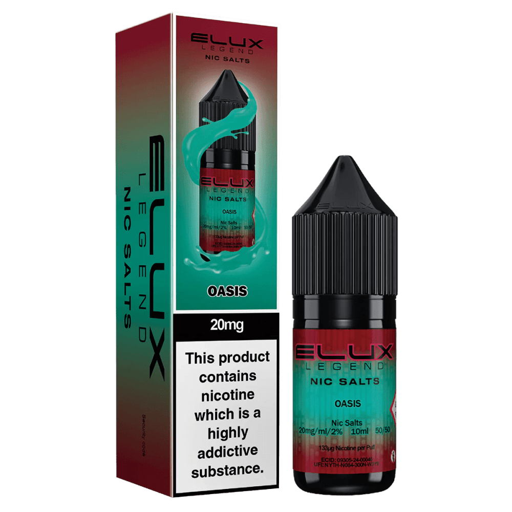  Oasis / 10mg Elux Legend 10ml Nic Salts