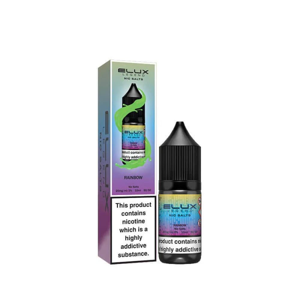  Rainbow / 10mg Elux Legend 10ml Nic Salts