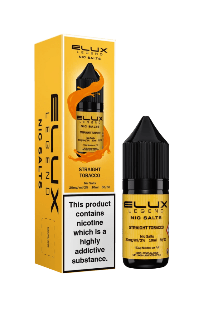  Straight Tobacco / 10mg Elux Legend 10ml Nic Salts