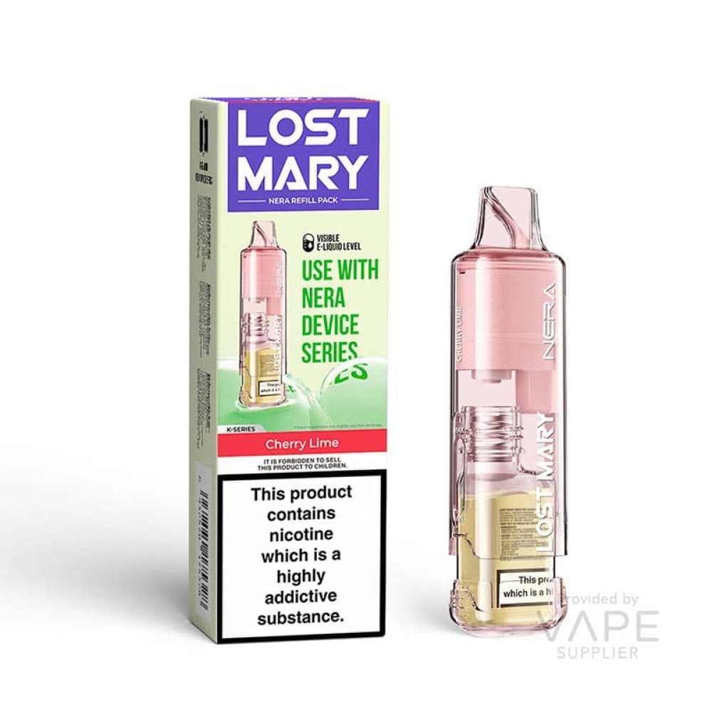  Cherry Lime Lost Mary Nera 15K Pureview 20mg Prefilled Pods
