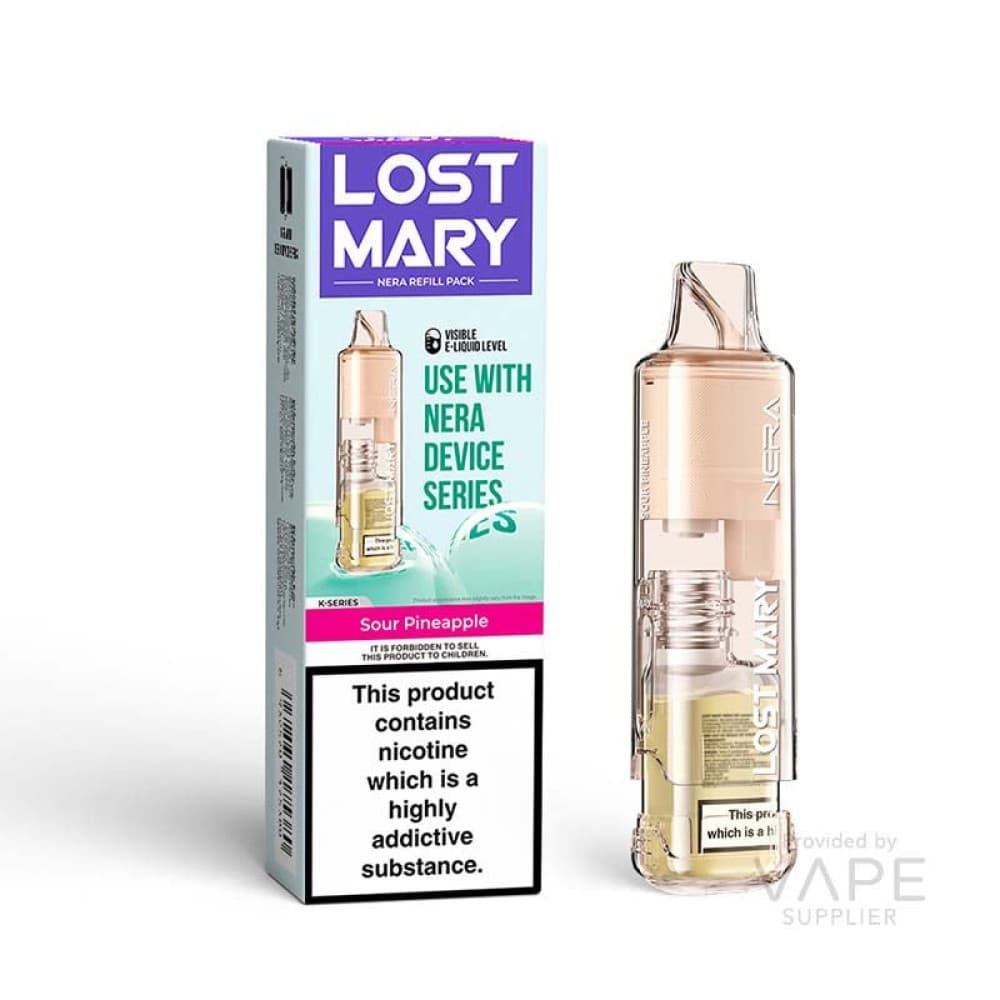  Sour Pineapple Lost Mary Nera 15K Pureview 20mg Prefilled Pods