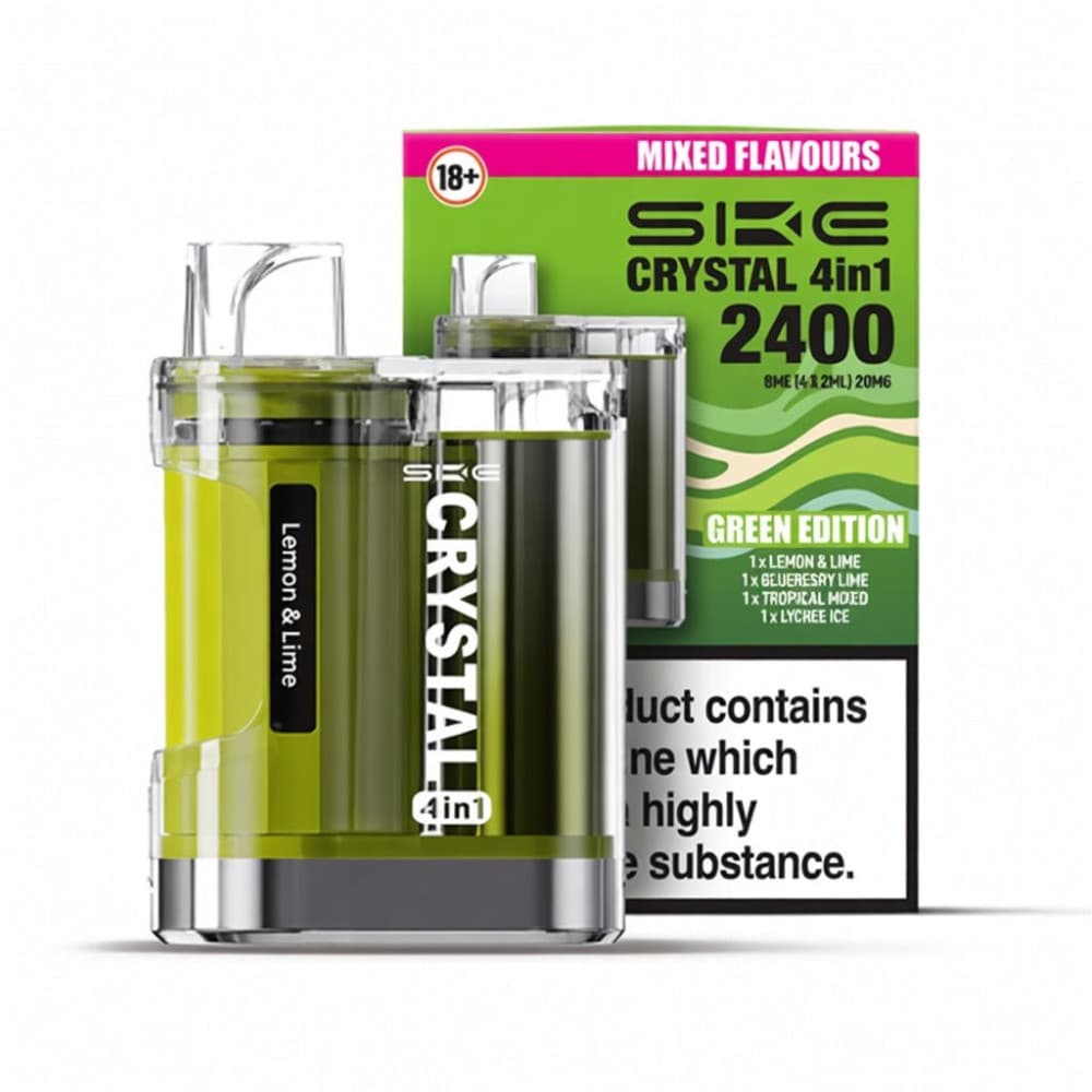  Green Edition SKE Crystal 4 in 1 2400 Prefilled Pod Kit