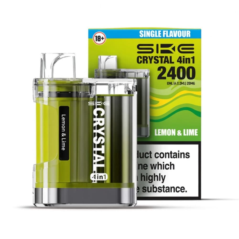  Lemon & Lime SKE Crystal 4 in 1 2400 Prefilled Pod Kit