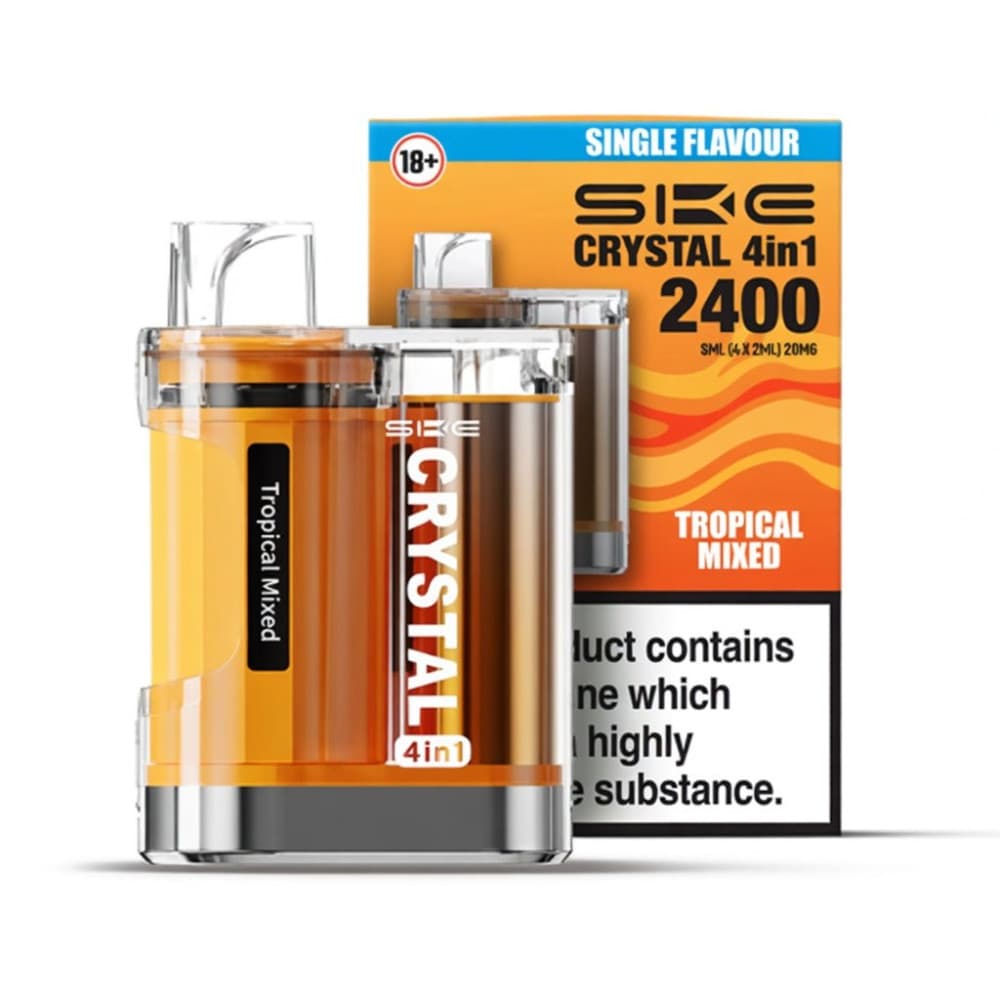  Tropical Mixed SKE Crystal 4 in 1 2400 Prefilled Pod Kit