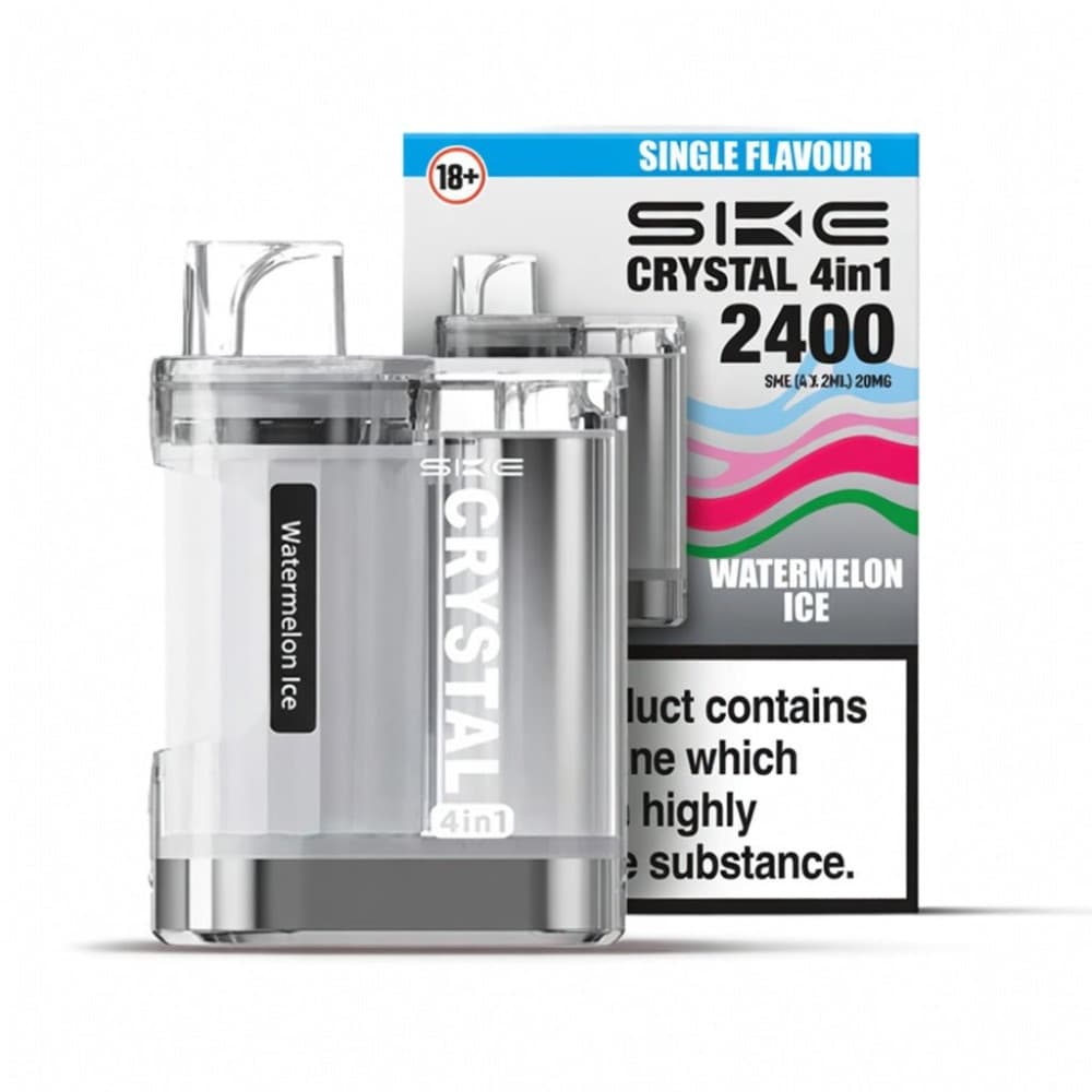  Watermelon Ice SKE Crystal 4 in 1 2400 Prefilled Pod Kit