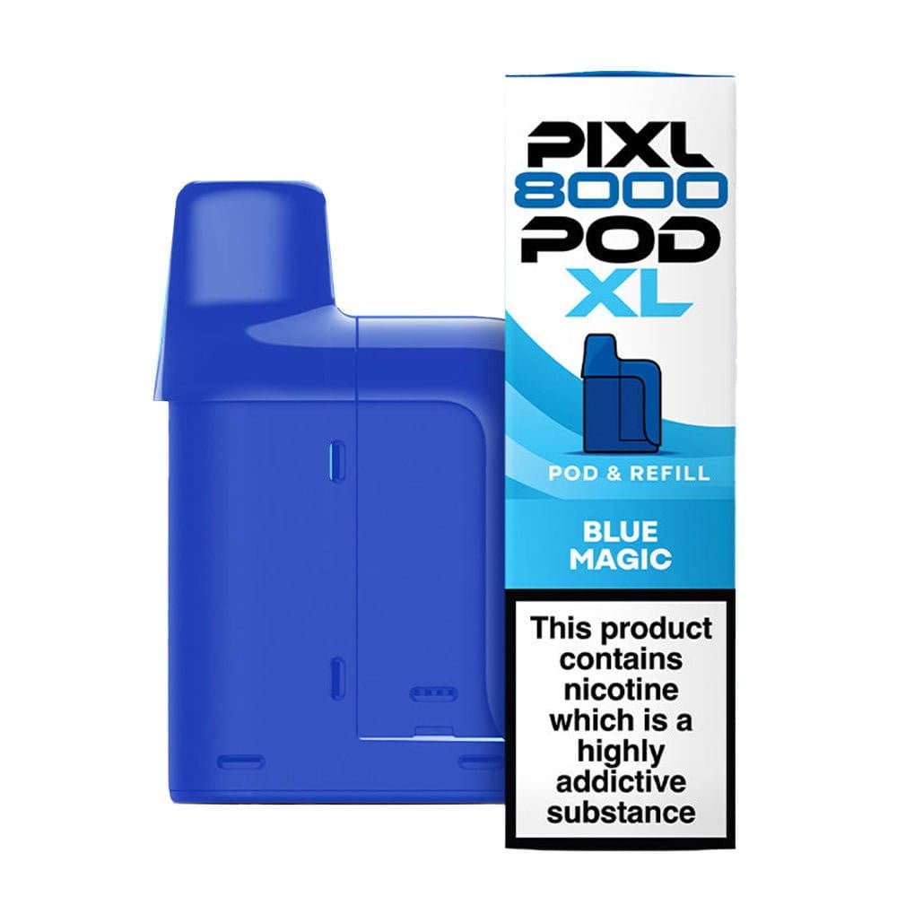  Blue Magic Pixl 8000 Prefilled Pod & Refill Pack