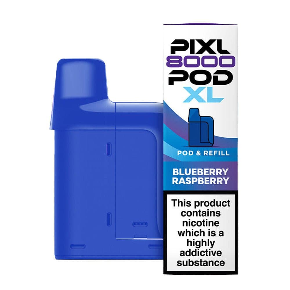  Blueberry Raspberry Pixl 8000 Prefilled Pod & Refill Pack