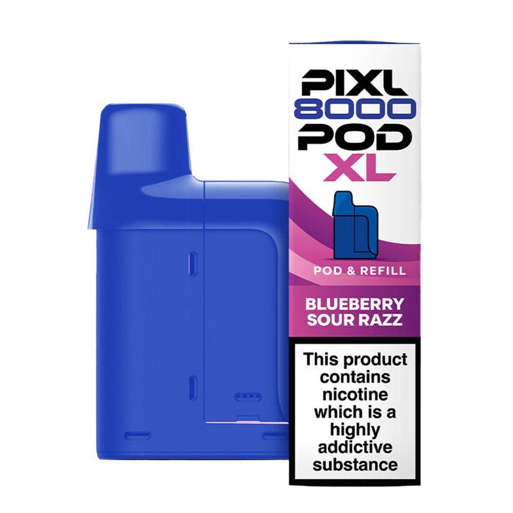  Blueberry Sour Razz Pixl 8000 Prefilled Pod & Refill Pack