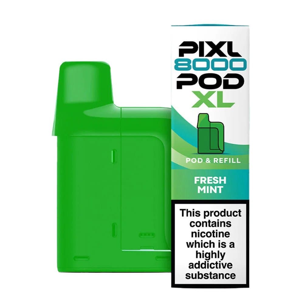  Fresh Mint Pixl 8000 Prefilled Pod & Refill Pack