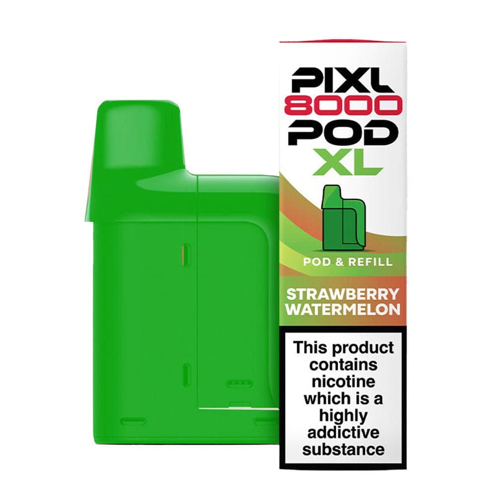  Strawberry Watermelon Pixl 8000 Prefilled Pod & Refill Pack