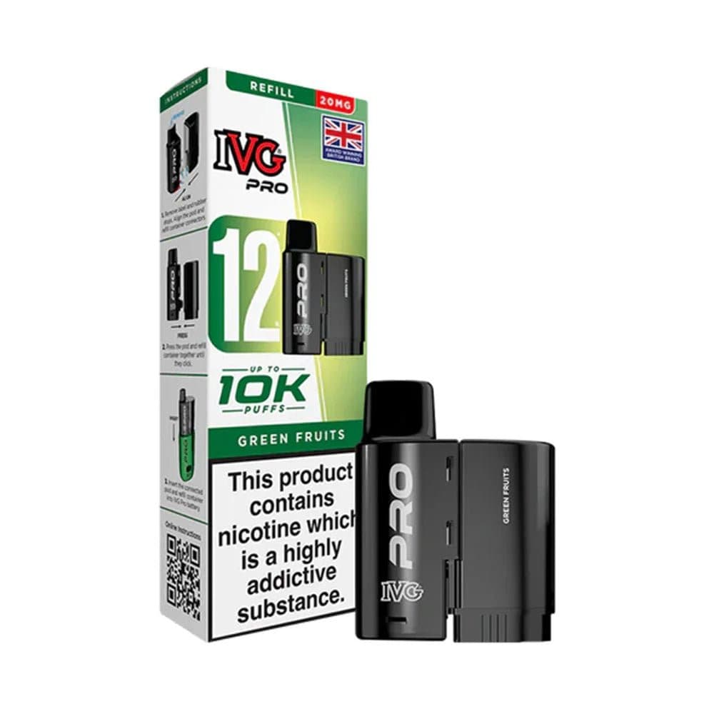  Green Fruits 20mg IVG Pro 12 Prefilled Pod & Refill Container