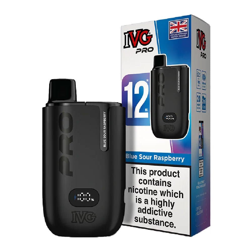  Blue Sour Raspberry 20mg IVG Pro 12 Prefilled Pod Kit