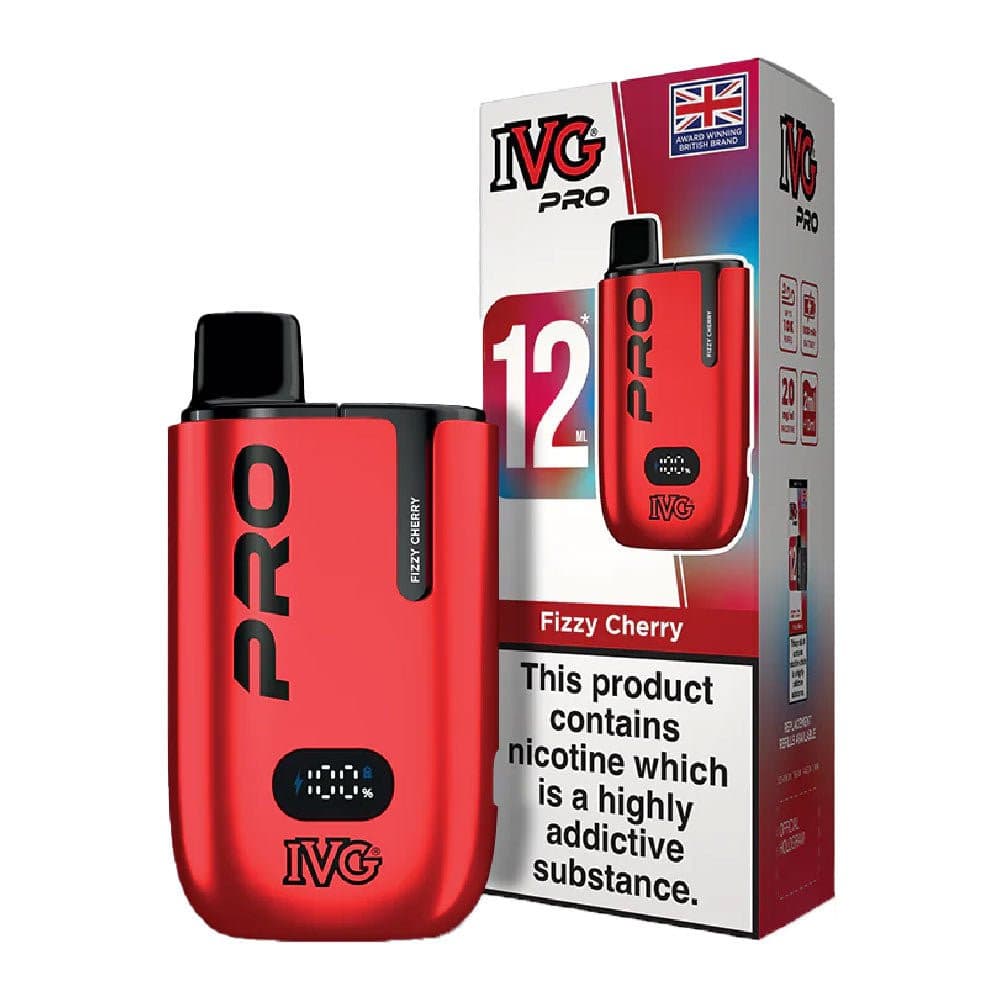  Fizzy Cherry 10mg IVG Pro 12 Prefilled Pod Kit