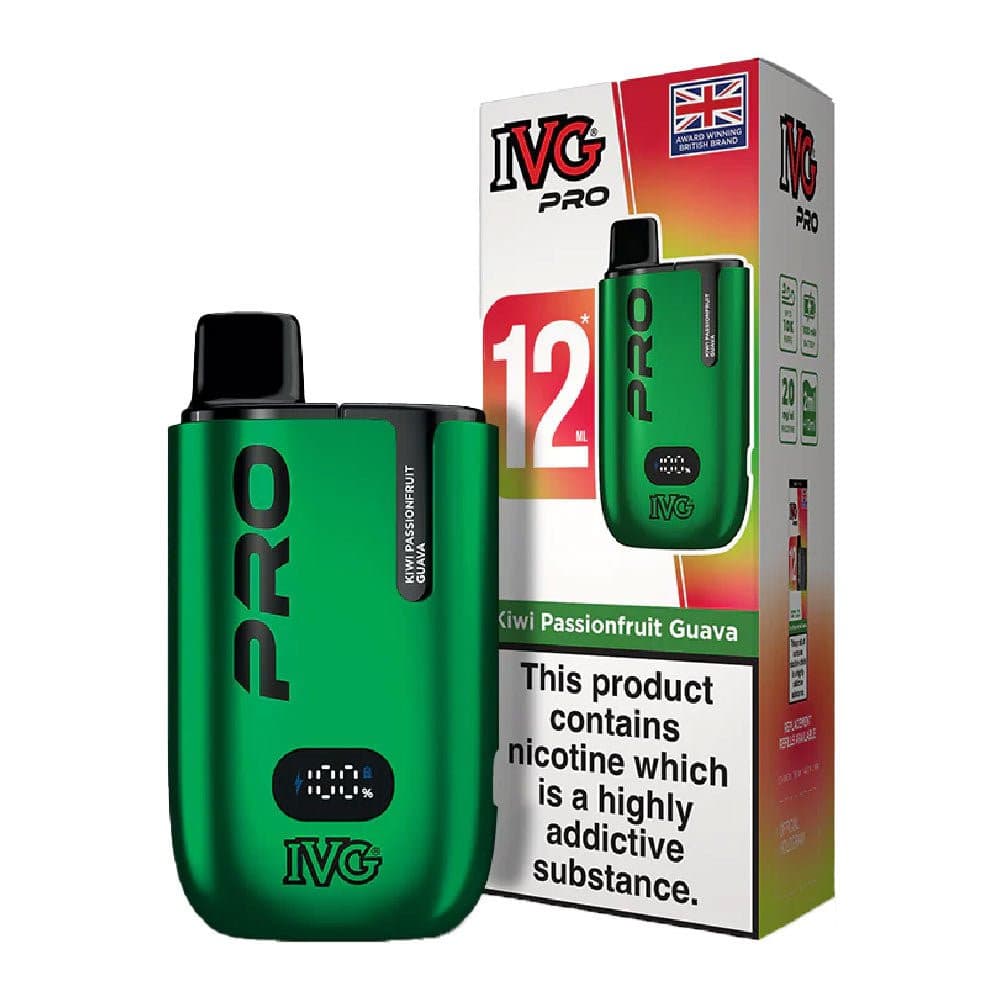  Kiwi Passion Fruit Guava 20mg IVG Pro 12 Prefilled Pod Kit