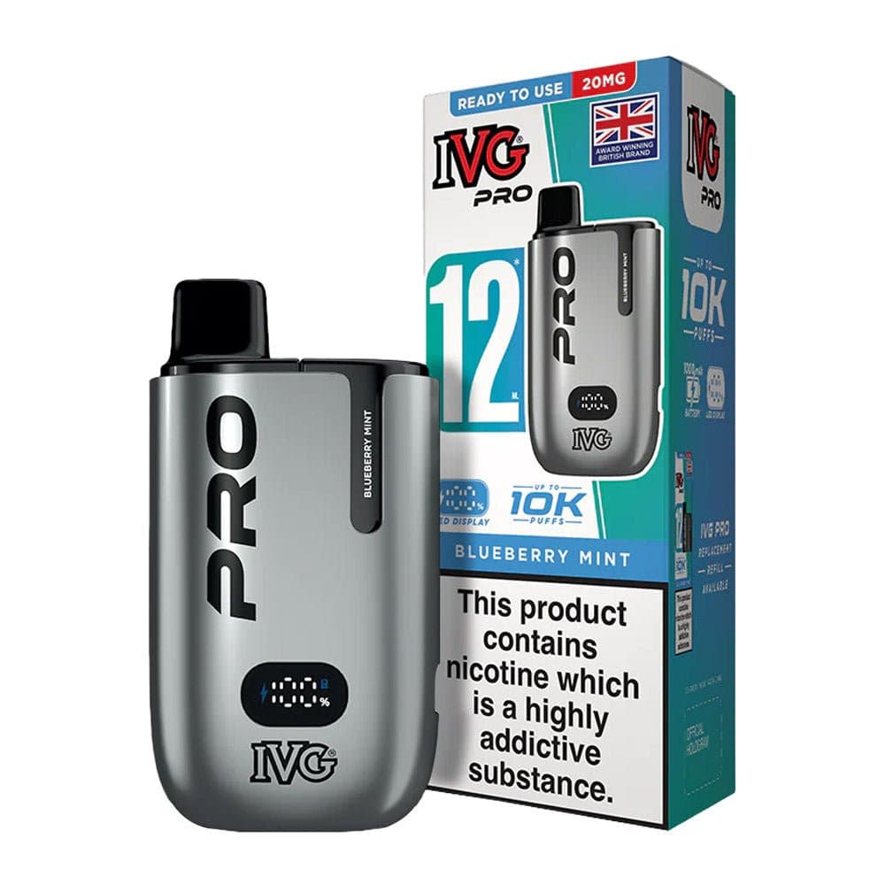  Blueberry Mint 20mg IVG Pro 12 Prefilled Pod Kit