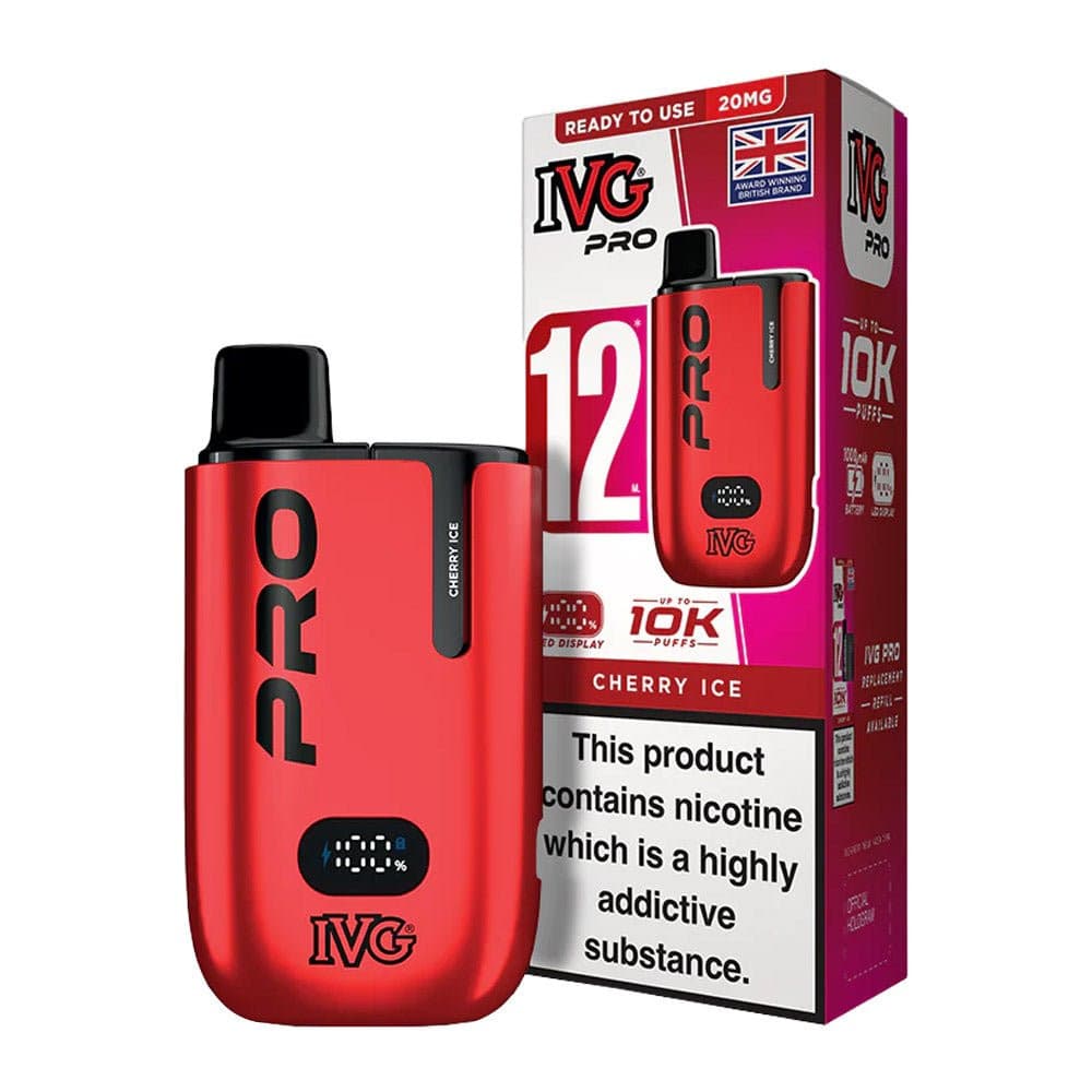  Cherry Ice 20mg IVG Pro 12 Prefilled Pod Kit