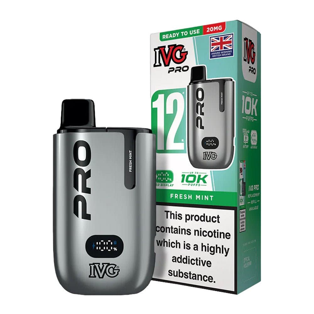  Fresh Mint 20mg IVG Pro 12 Prefilled Pod Kit