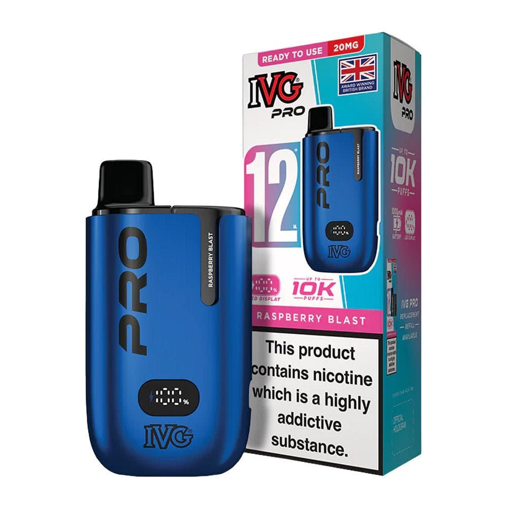  Raspberry Blast 20mg IVG Pro 12 Prefilled Pod Kit