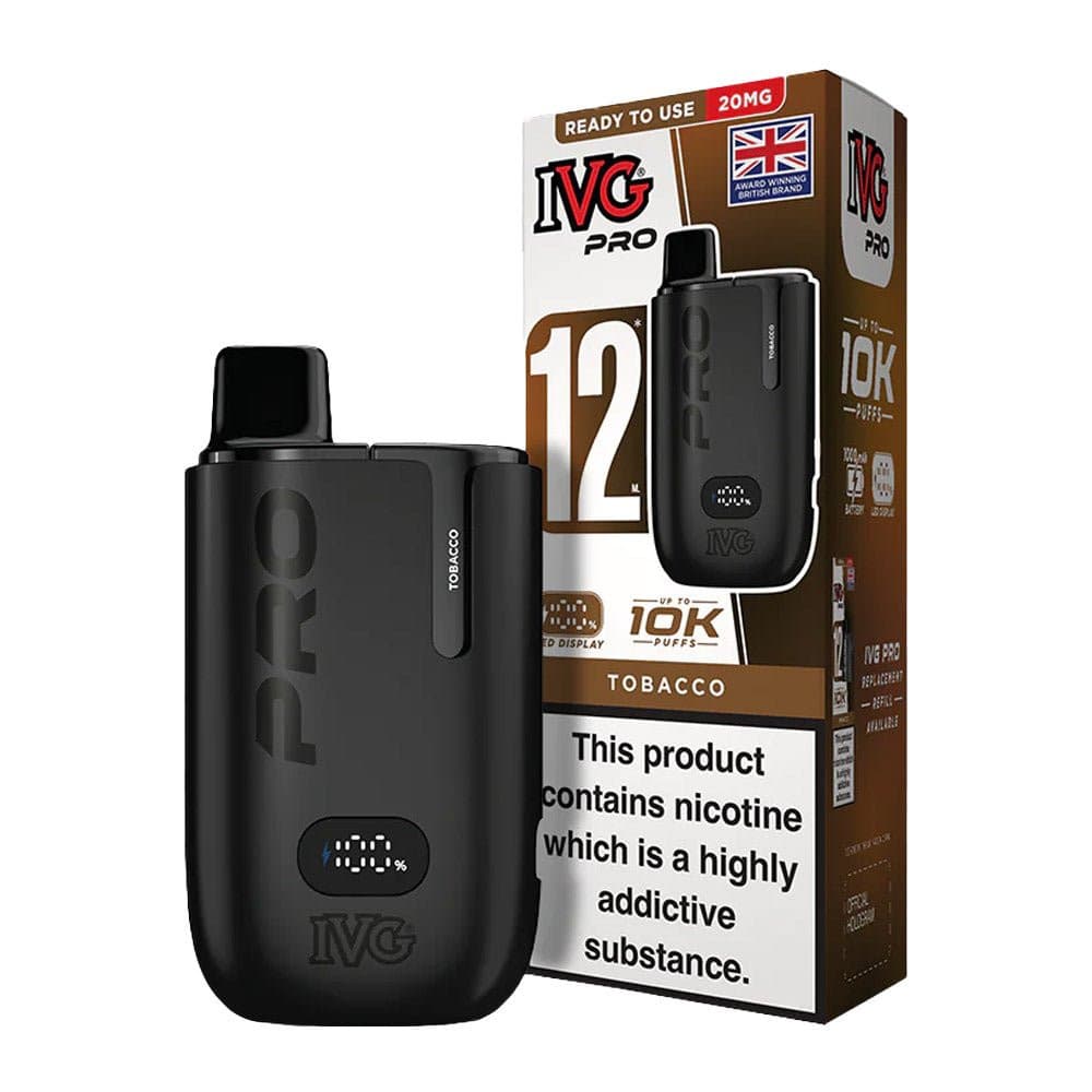  Tobacco 20mg IVG Pro 12 Prefilled Pod Kit