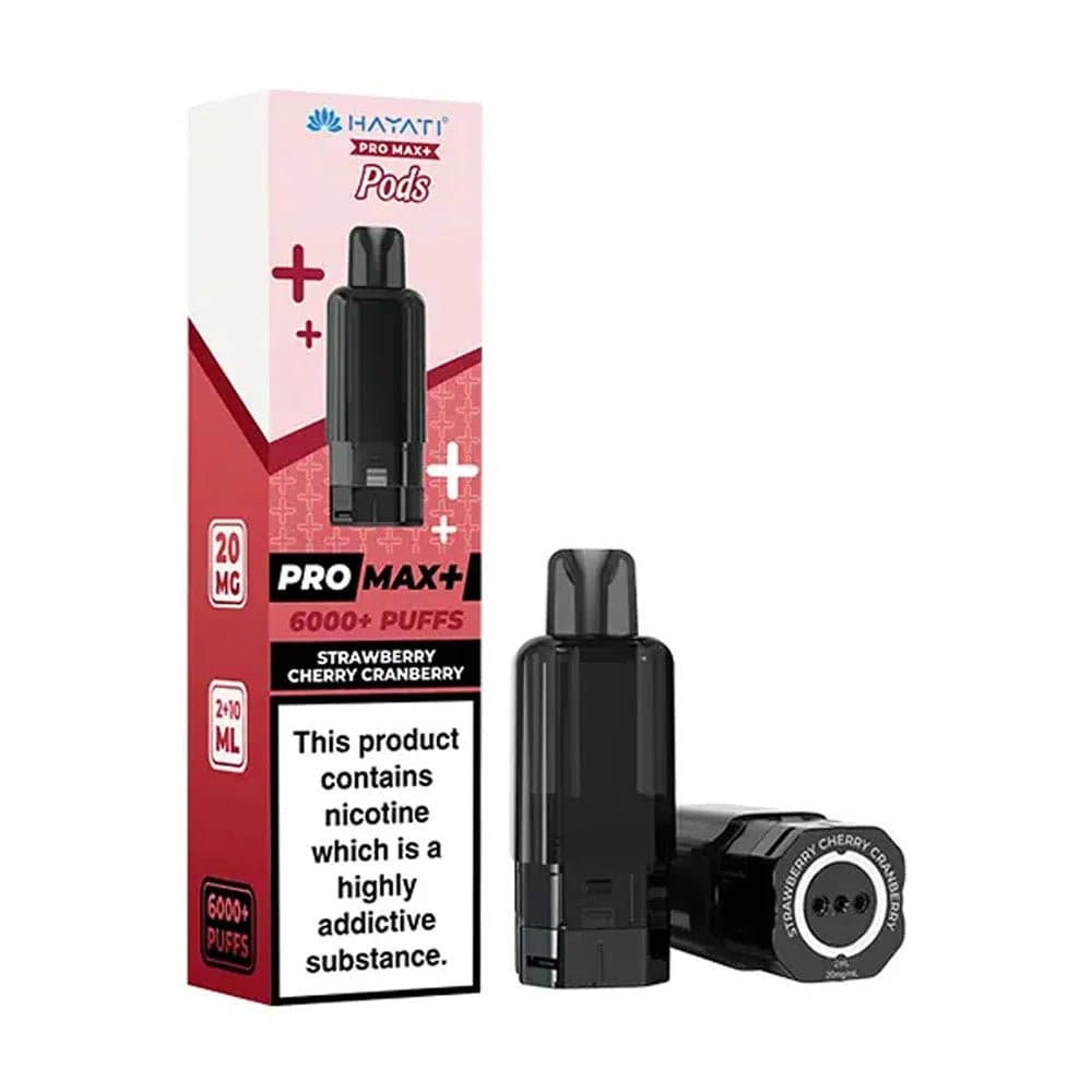 Strawberry Cherry Cranberry Hayati Pro Max+ 6K Prefilled Pods