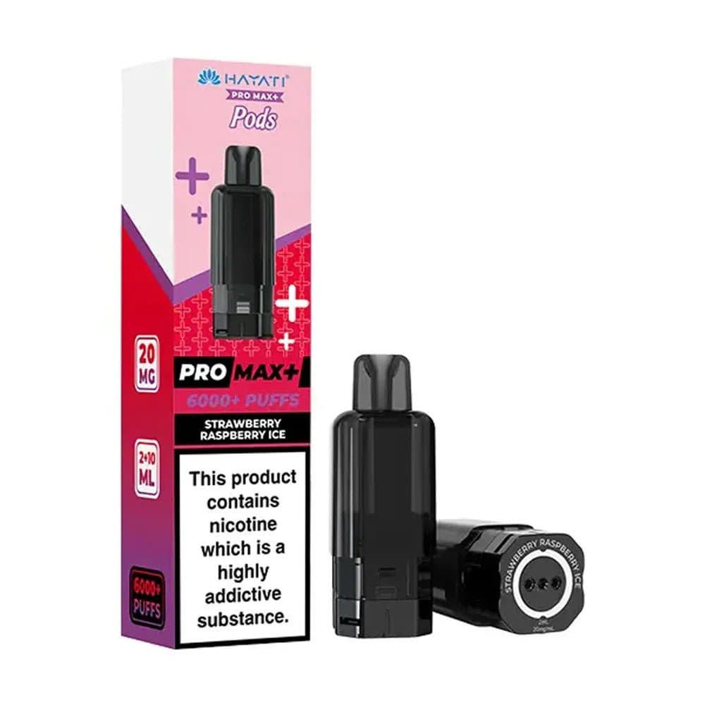  Strawberry Raspberry Ice Hayati Pro Max+ 6K Prefilled Pods