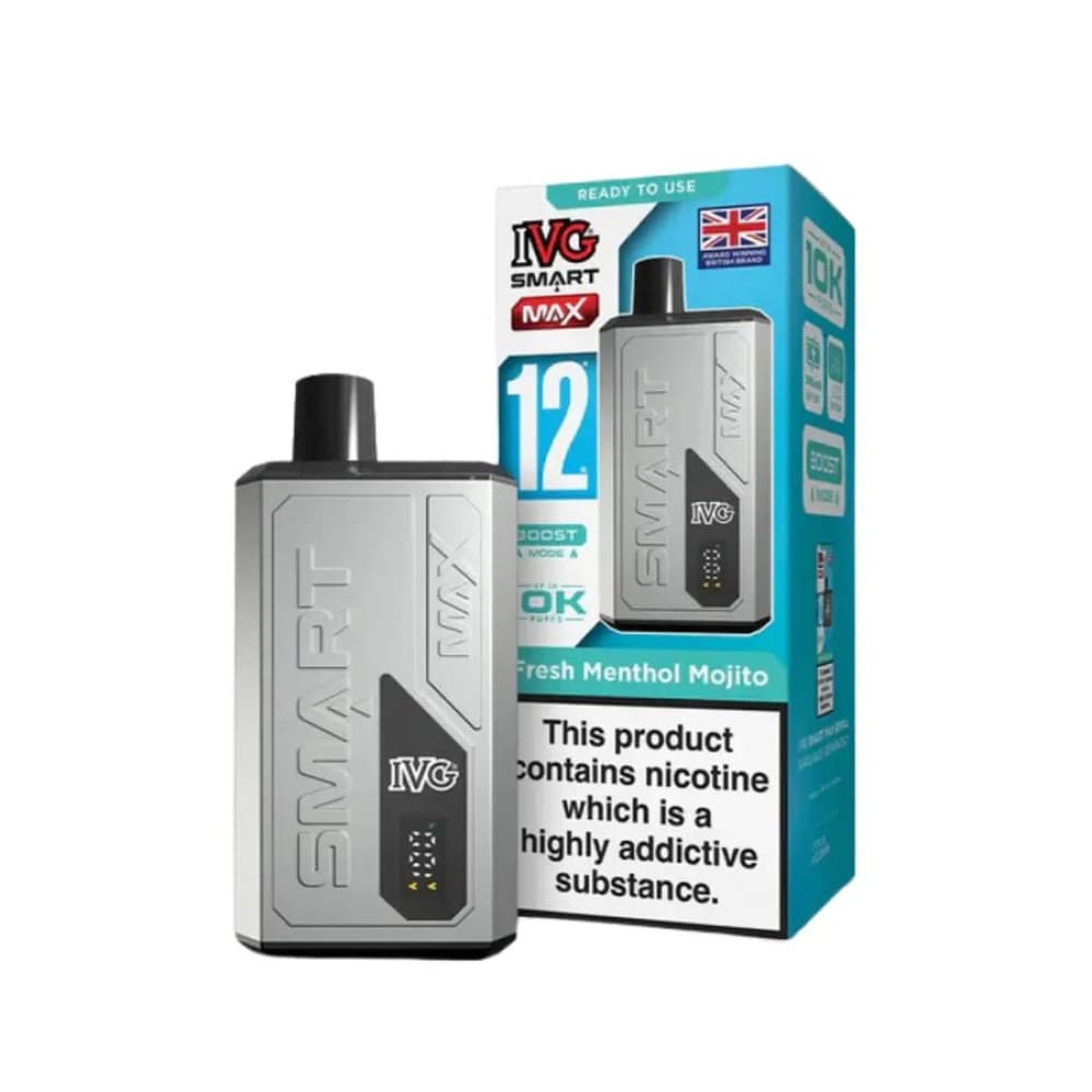  Fresh Menthol Mojito IVG Smart Max 10k Prefilled Pod Vape Kit