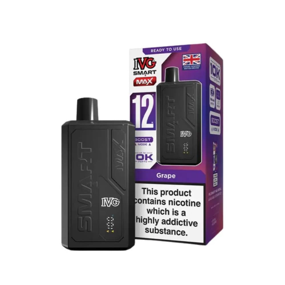  Grape IVG Smart Max 10k Prefilled Pod Vape Kit