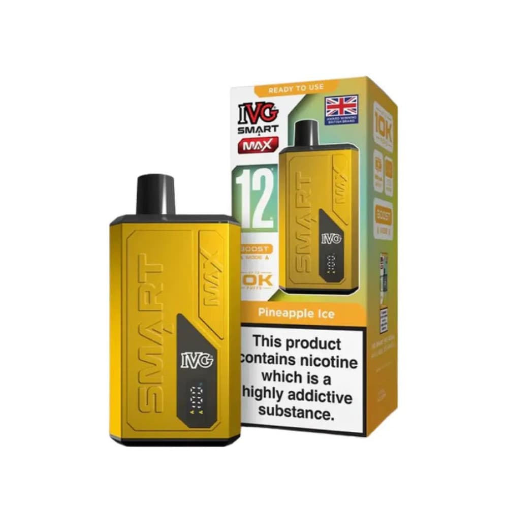  Pineapple Ice IVG Smart Max 10k Prefilled Pod Vape Kit