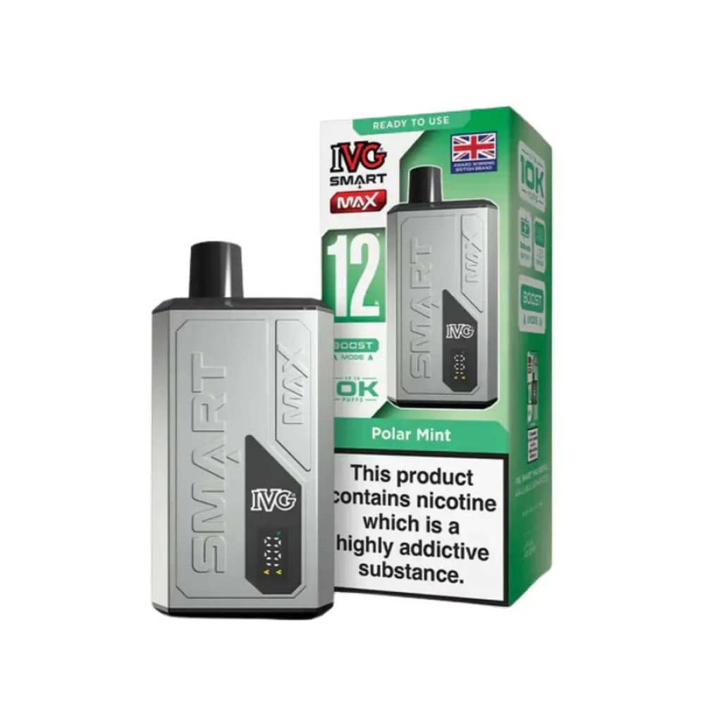  Polar Mint IVG Smart Max 10k Prefilled Pod Vape Kit