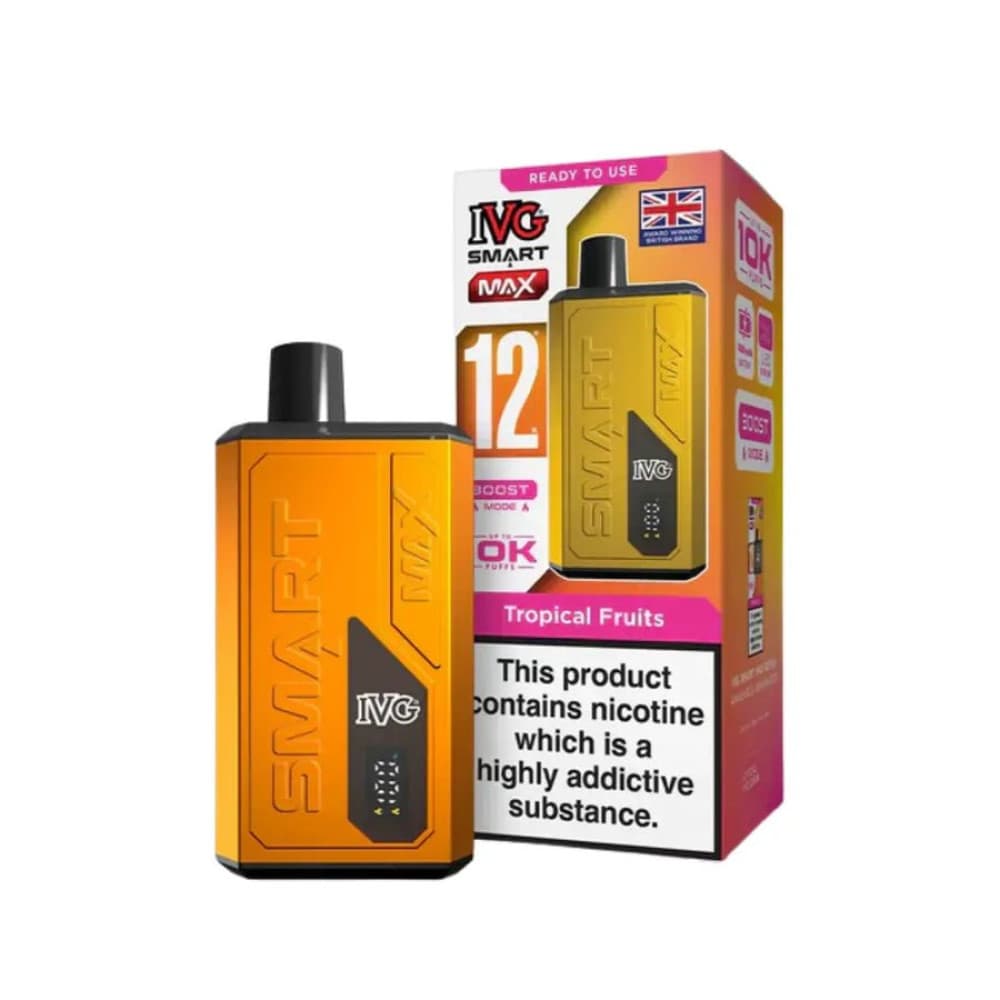  Tropical Fruit IVG Smart Max 10k Prefilled Pod Vape Kit