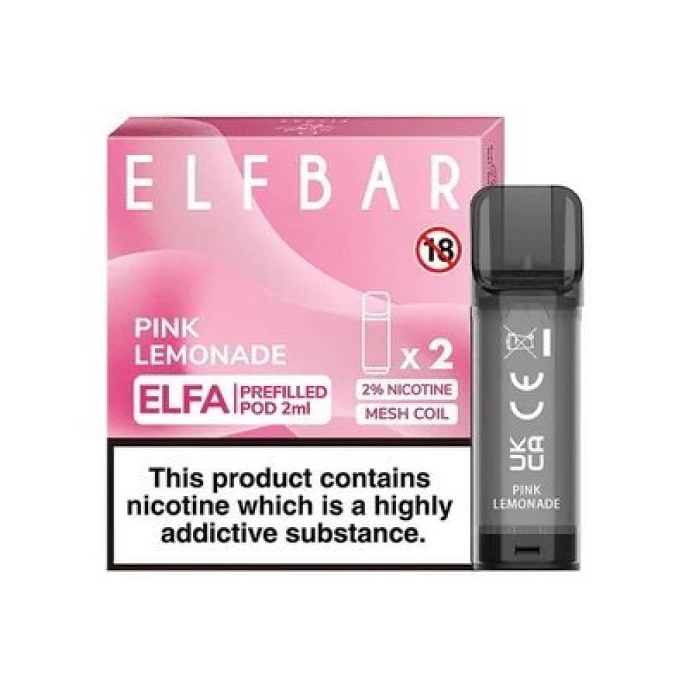  Pink Lemonade Elf Bar Elfa Replacement Pods