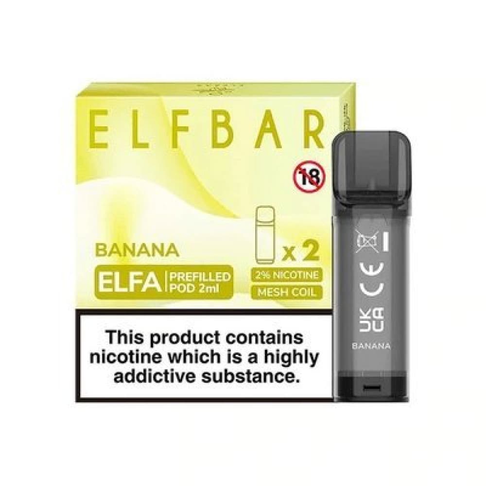  Banana Elf Bar Elfa Replacement Pods