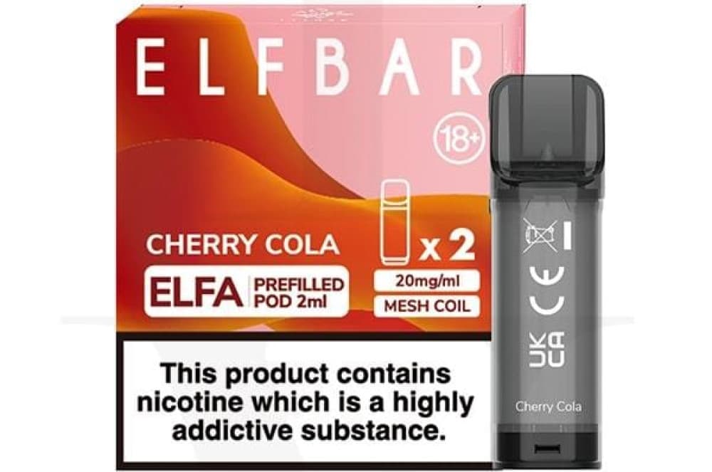  Cherry Cola Elf Bar Elfa Replacement Pods