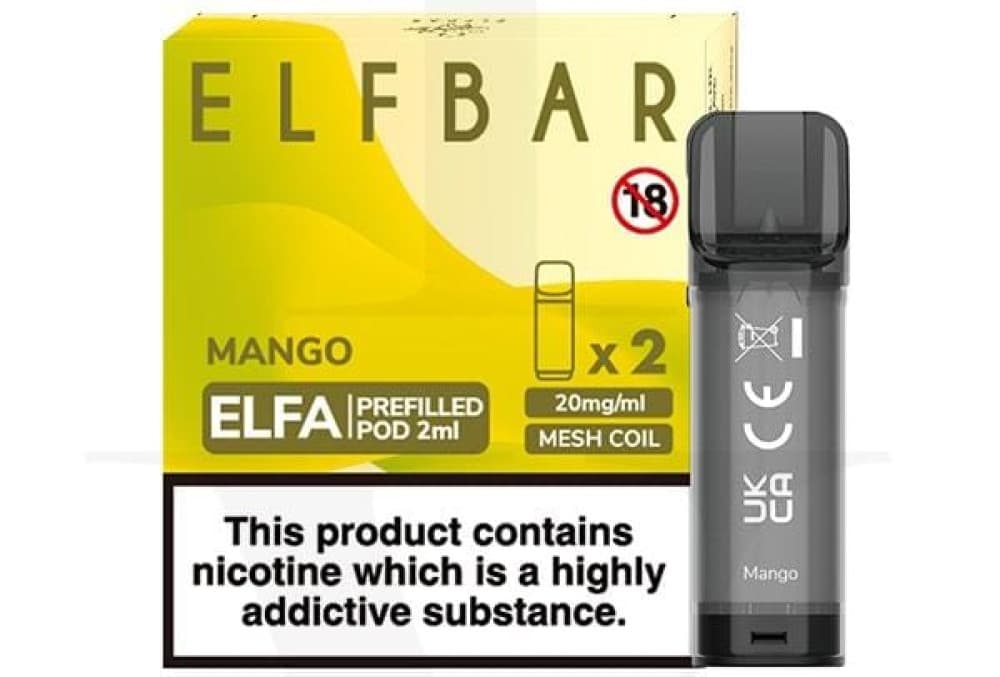  Mango Elf Bar Elfa Replacement Pods