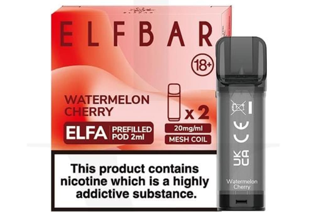  Watermelon Cherry Elf Bar Elfa Replacement Pods