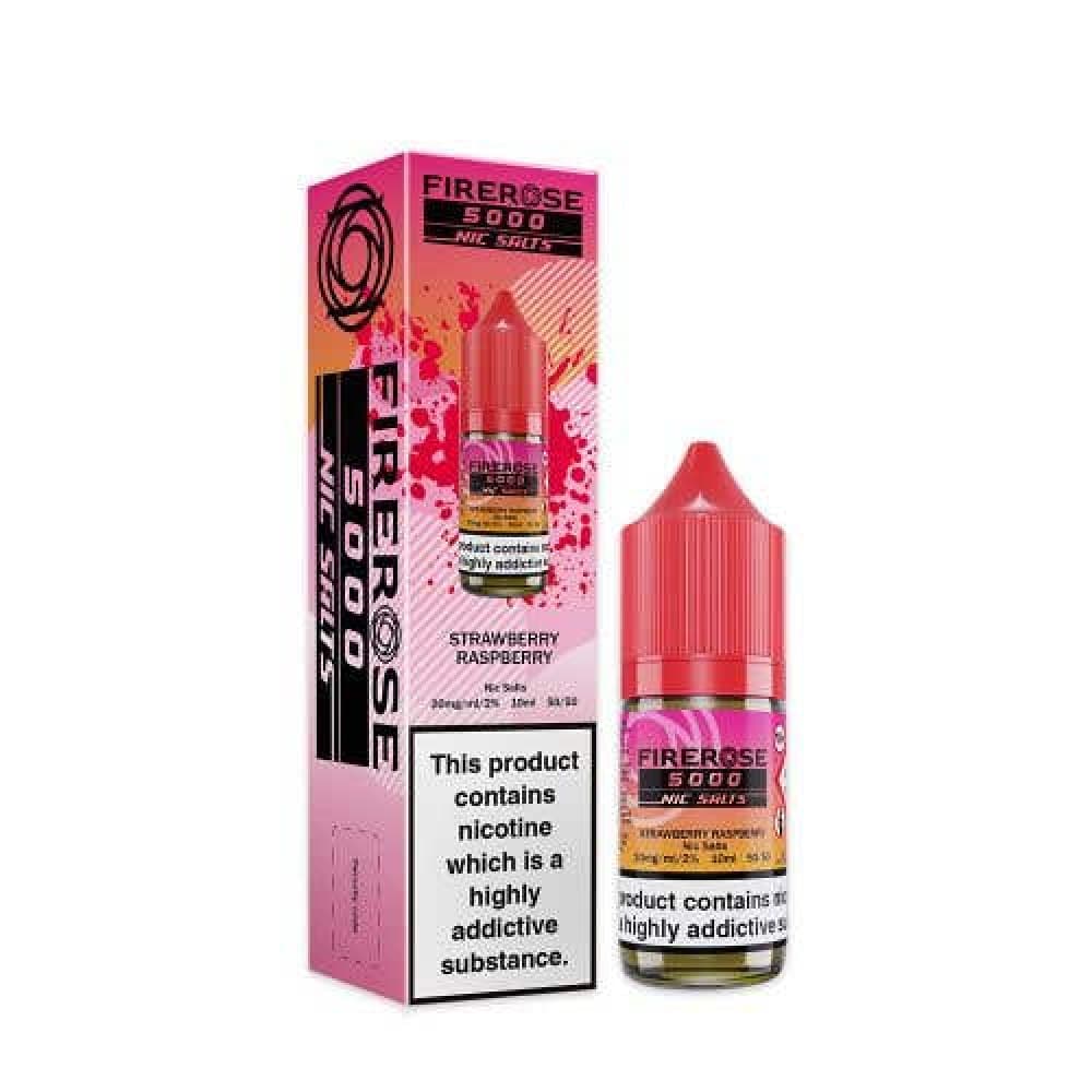  Strawberry Raspberry / 10mg Elux Firerose 5000 Nic Salts 10ml