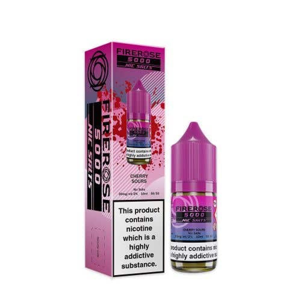  Cherry Sours / 10mg Elux Firerose 5000 Nic Salts 10ml