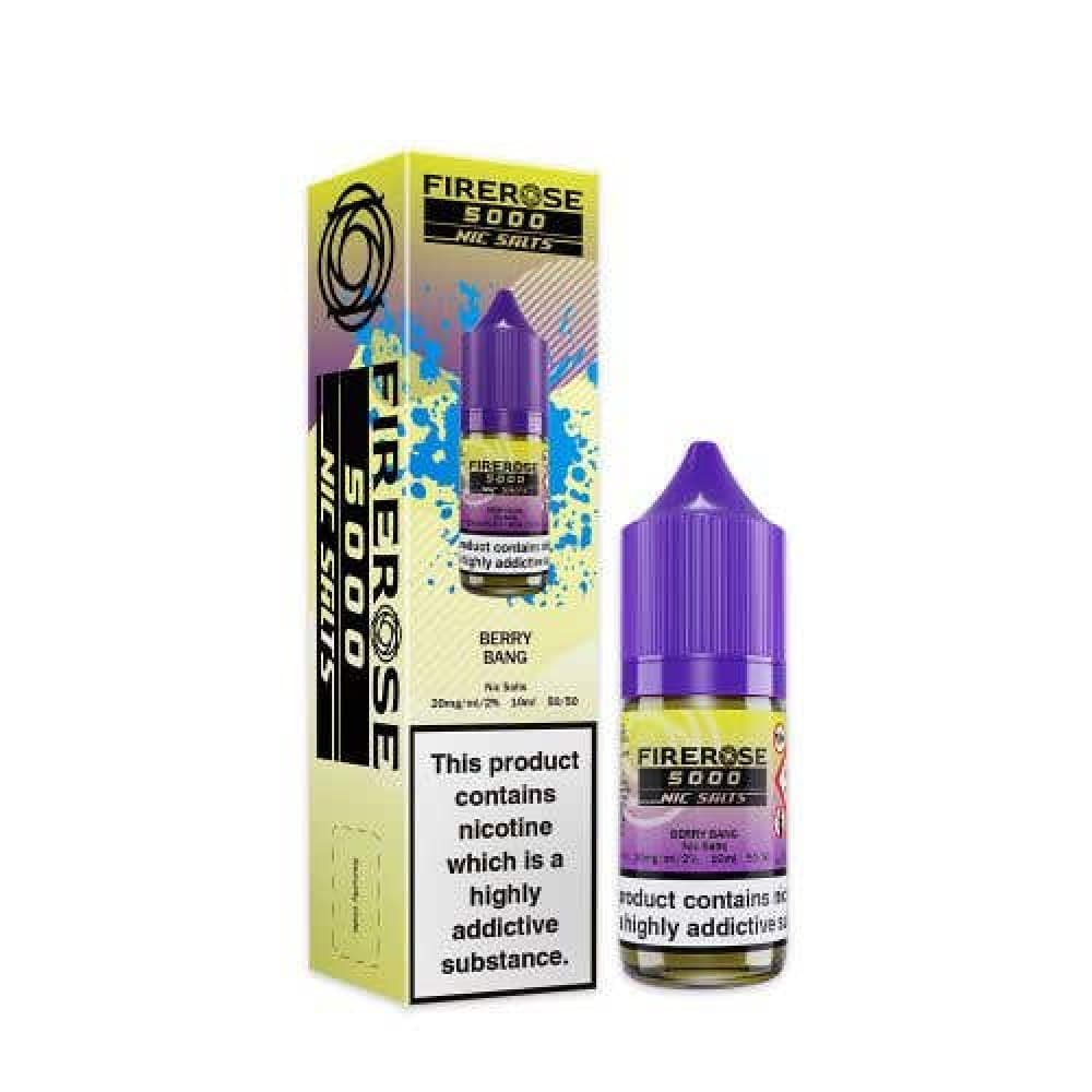  Berry Bang / 10mg Elux Firerose 5000 Nic Salts 10ml