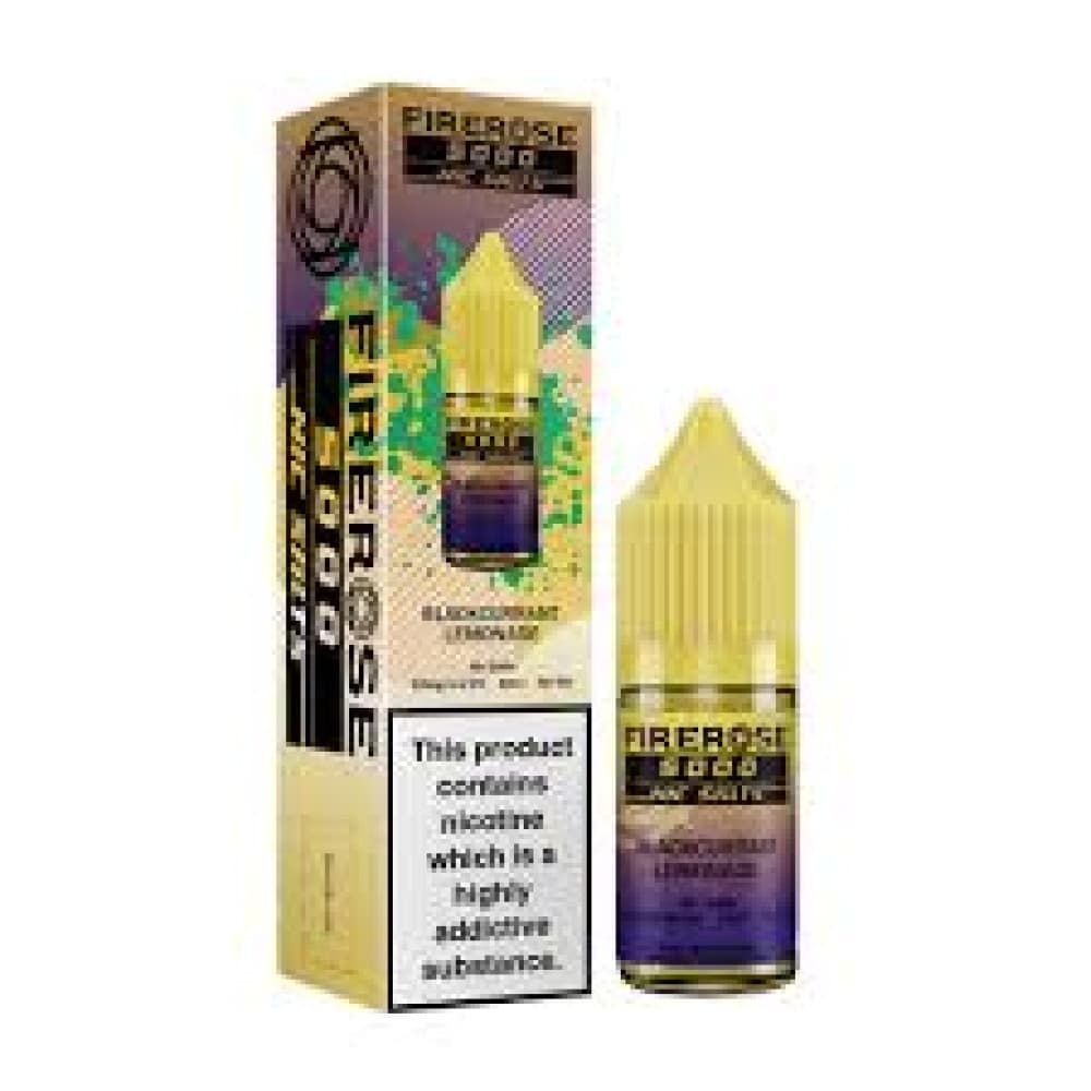  Blackcurrant Lemonade / 10mg Elux Firerose 5000 Nic Salts 10ml