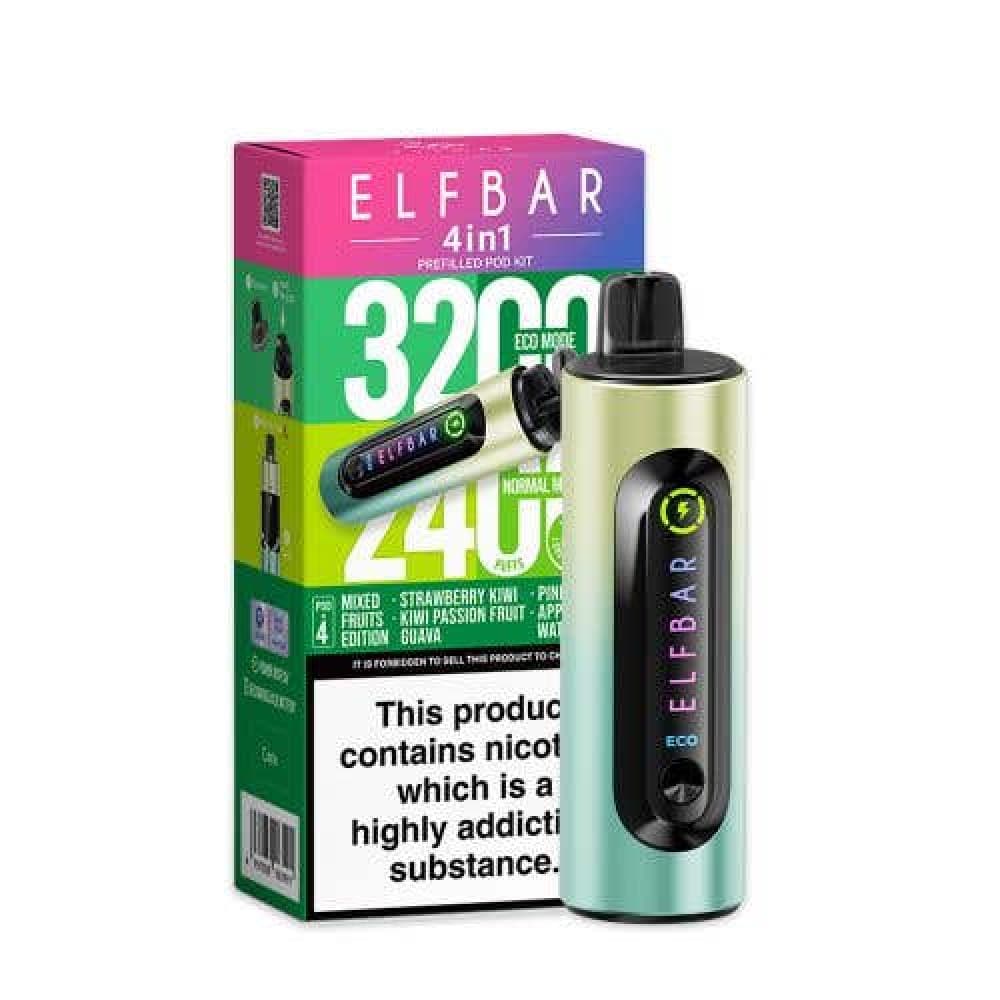  Mixed Fruits Edition Elf Bar 4-in-1 3200 Prefilled Pod Kit