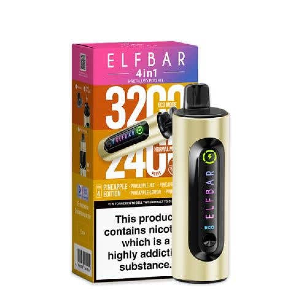  Pineapple Edition Elf Bar 4-in-1 3200 Prefilled Pod Kit